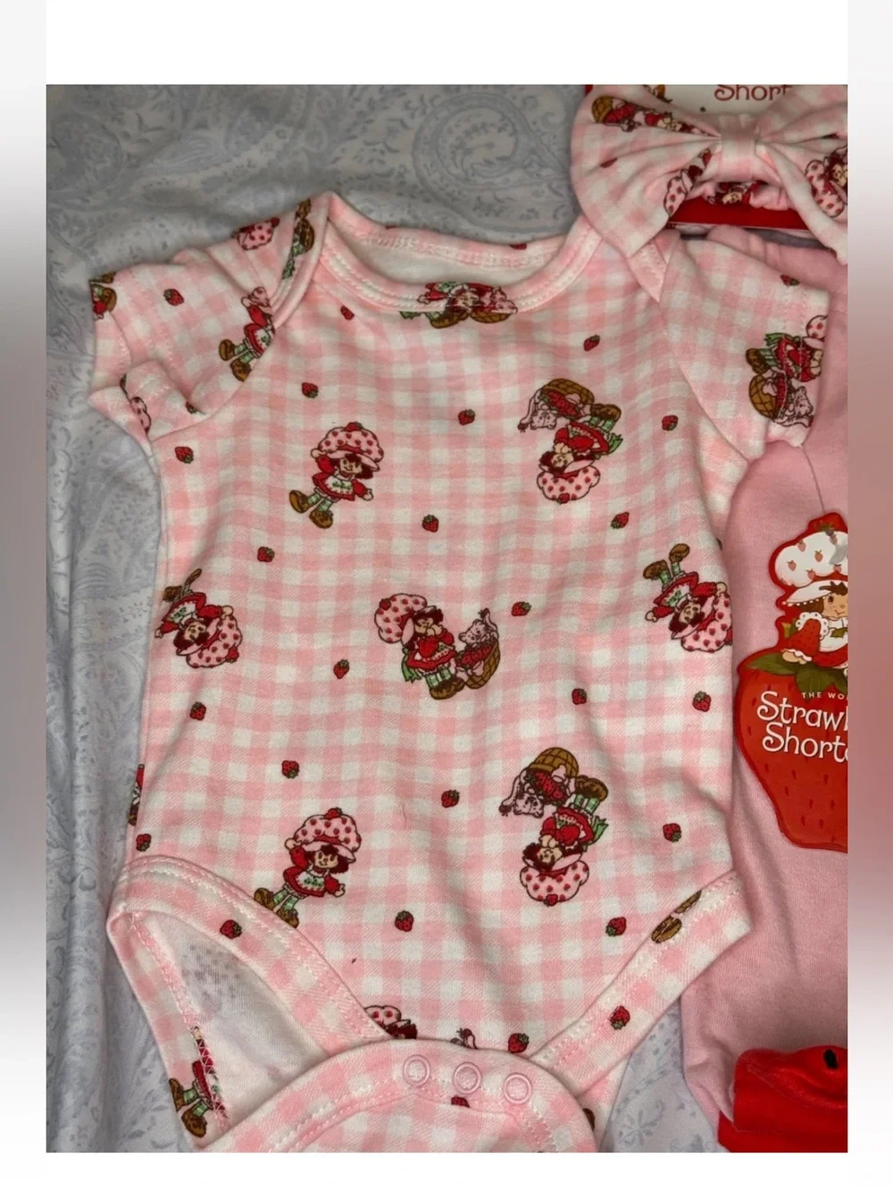 Strawberry Shortcake Infants 3 Piece Pants Set